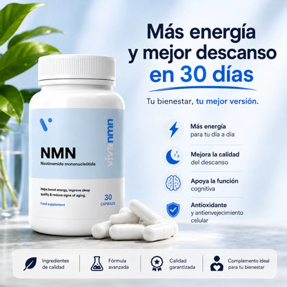 NMN Puro® — Recupera tu energía y vitalidad.