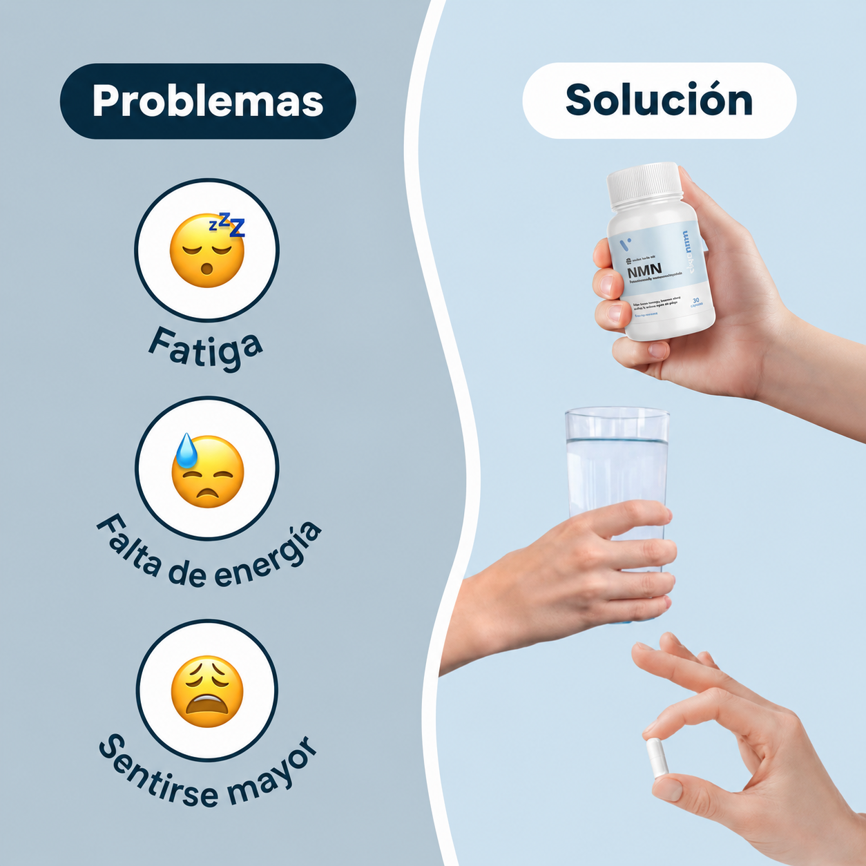 NMN Puro® — Recupera tu energía y vitalidad.