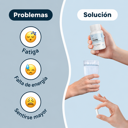 NMN Puro® — Recupera tu energía y vitalidad.