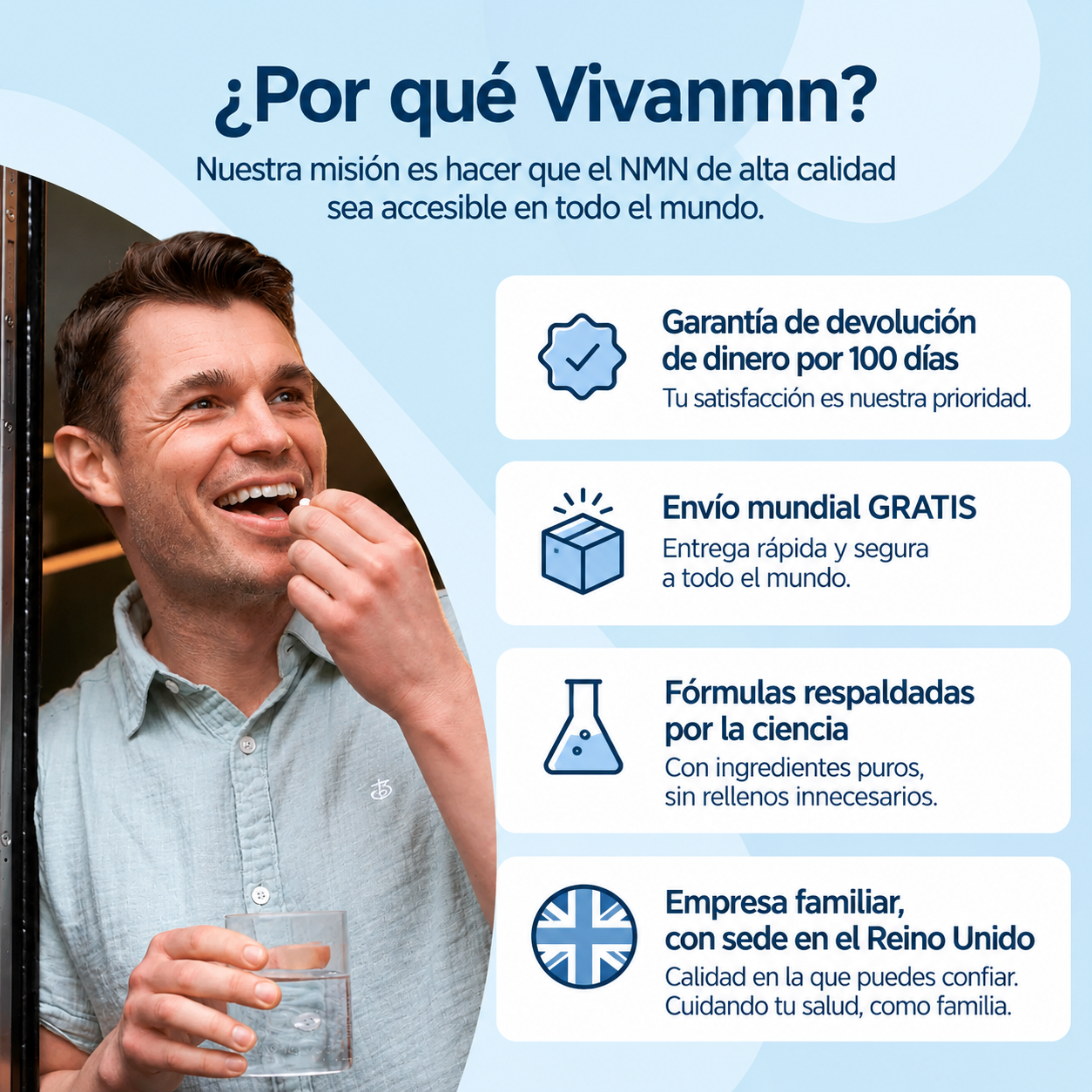 NMN Puro® — Recupera tu energía y vitalidad.