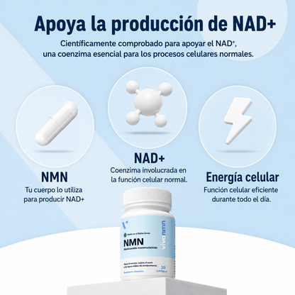NMN Puro® — Recupera tu energía y vitalidad.
